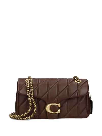 Coach Tabby 26 Leather Crossbody Bag In Brown