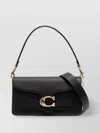 Coach Tabby 26 Leather Shoulder Bag In Black