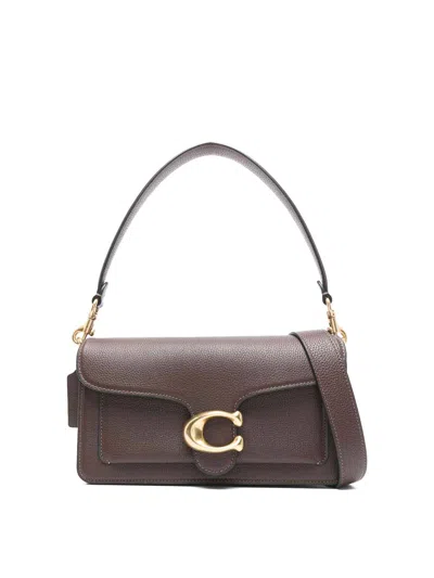 Coach Tabby 26 Leather Shoulder Bag In Black