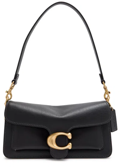 Coach Tabby 26 Leather Shoulder Bag In Black