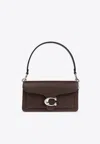 Coach Tabby 26 Logo Plaque Shoulder Bag In Brown