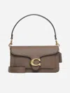 Coach Tabby 26 Leather Shoulder Bag In Gray
