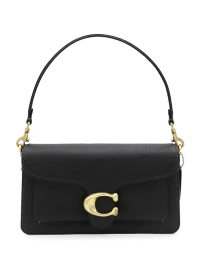 Coach Tabby 26 Logo-plaque Shoulder Bag In White