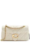 Coach Tabby 26 Quilted Leather Shoulder Bag In White