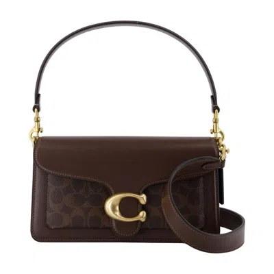 Coach Tabby 26 Logo-plaque Shoulder Bag In Brown