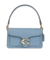Coach Polished Pebble Leather Tabby Shoulder B In Blue