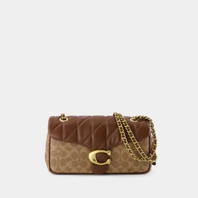 COACH COACH TABBY 26 WITH CHAIN SHOULDER BAG