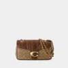 Coach Tabby 26 With Chain Shoulder Bag In Brown