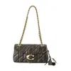 Coach Tabby 26 With Chain Shoulder Bag In Brown