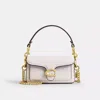 Coach Tabby Bag Charm In White