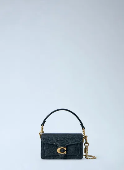 Coach Tabby Bag Charm In Black
