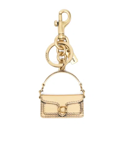 Coach Tabby Bag Charm In Gold