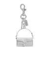 Coach Tabby Bag Charm In Silver