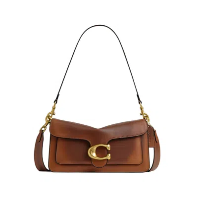 Coach Tabby Bhoulder Bag 26 In Loved Leather In Brown
