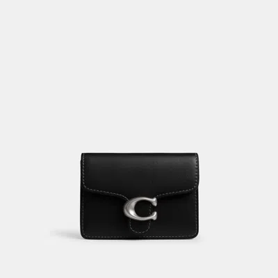 Coach Tabby Card Case In Black