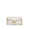 Coach Tabby Chain Clutch Crossbody In Beige