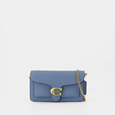 Coach Tabby Chain Clutch Crossbody In Blue