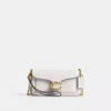 Coach Tabby 26 Chalk Leather Shoulder Bag In White