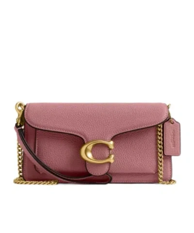 Coach Tabby Chain Crossbody Bag 19 In Pink