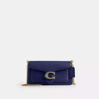 Coach Tabby Chain Crossbody Bag 19 In Purple