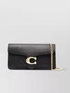 Coach Tabby Chain Leather Clutch