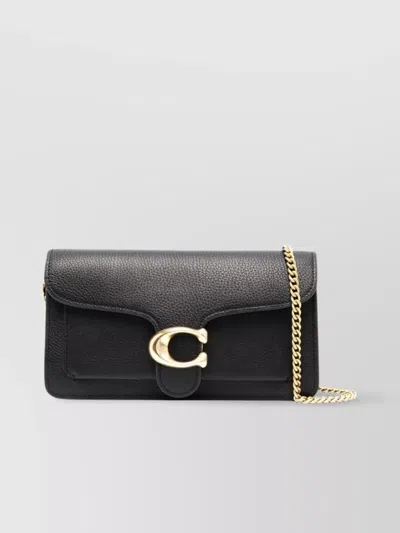 Coach Tabby Chain Leather Clutch Strap