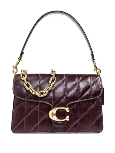 Coach Tabby Chain Shoulder Bag In Red