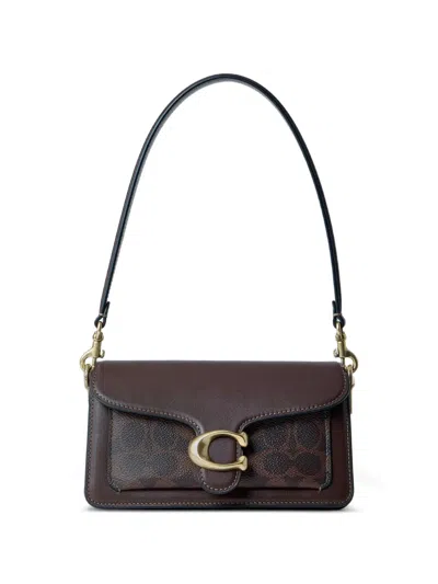 Coach Tabby Flap Shoulder Bag In Brown