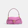 Coach Womens Tabby Twisted Leather Shoulder Bag Fuschia In Pink