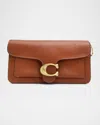 Coach Tabby Grain Leather Shoulder Bag In Brown