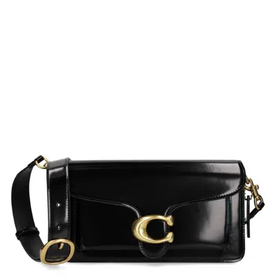 Coach Tabby Leather Shoulder Bag 26 In ["black"]