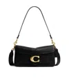 Coach Tabby Grain Leather Shoulder Bag In Black