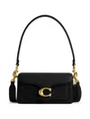 Coach Tabby Grain Leather Shoulder Bag In Black