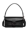 Coach Tabby Pebbled-leather Shoulder Bag In Black