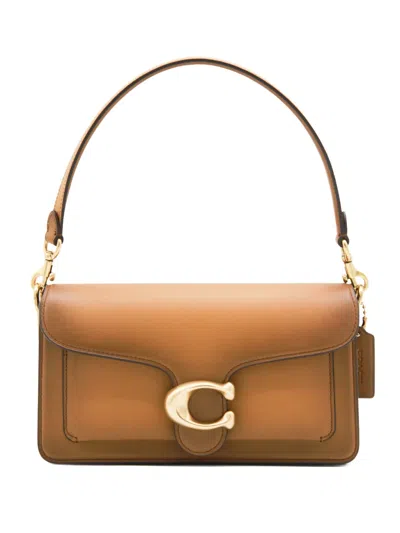 Coach Tabby Leather Shoulder Bag In Brown