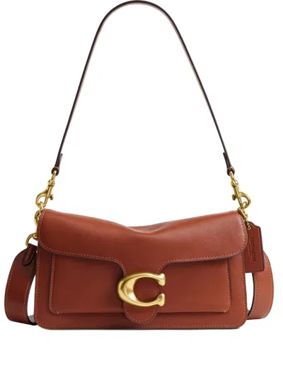 Coach Tabby Leather Shoulder Bag In Brown