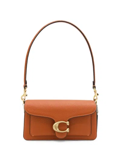 Coach Tabby Leather Shoulder Bag In Brown