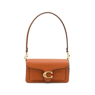 Coach Tabby Leather Shoulder Bag In Brown