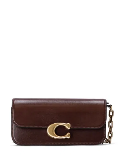 Coach Tabby Leather Shoulder Bag In Red