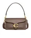 Coach Tabby Logo Plaque Shoulder Bag In Grey