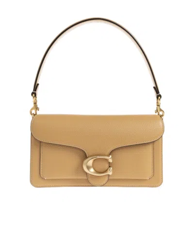 Coach Tabby Logo-detail Shoulder Bag In Brown