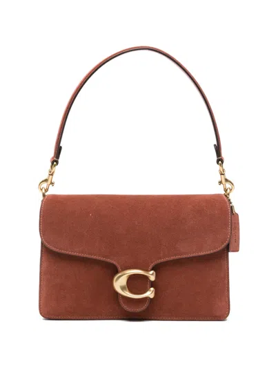 Coach Tabby Logo-detail Shoulder Bag In Brown