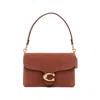 Coach Suede Soft Tabby Shoulder Bag In Red