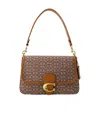 Coach Tabby Monogram-jacquard Canvas Shoulder Bag In Brown