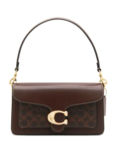 Coach Tabby Monogram Shoulder Bag In Brown