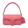 Coach Polished Leather Shoulder Bag In Pink