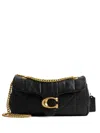 Coach Womens Black Tabby 26 Quilted Leather Cross-body Bag