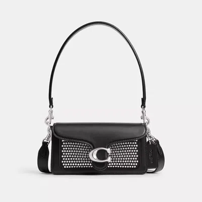 Coach Tabby Schultertasche 20 Mit Kristallen In Black