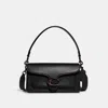 Coach Leather Tabby 26 Shoulder Bag In Pewter/black