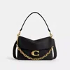 Coach Tabby Schultertasche 30 Mit Kette In Black